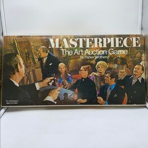 Masterpiece The Art Auction Game by Parker Brothers Vintage 1970